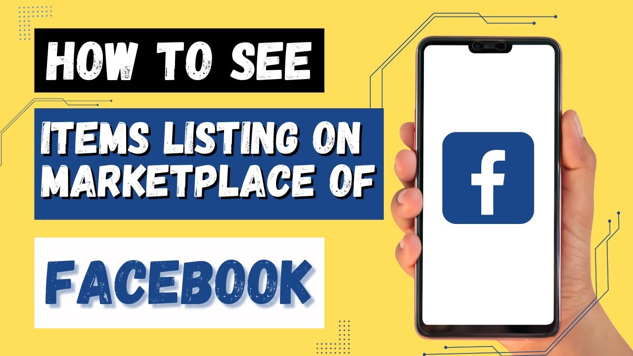 How to see my listings on Facebook marketplace?